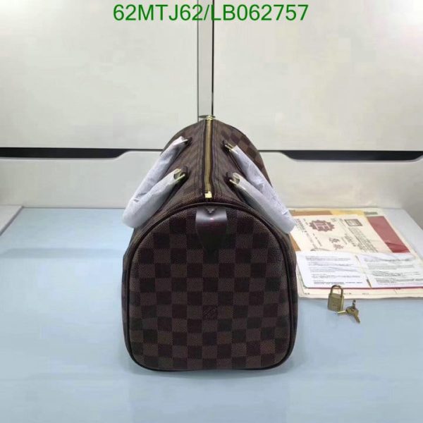 Louis Vuitton AAA+ Replica Damier Ebene Speedy Boston Bag LB06275789354