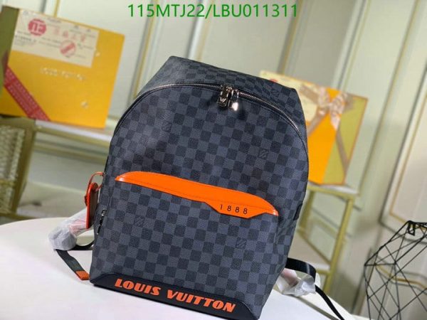 Louis Vuitton AAA+ Replica Damier Eco Baltic Discovery Backpack LBU0113115027