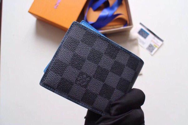 Louis Vuitton AAA+ Replica Damier Graphite Canvas Slender Wallet