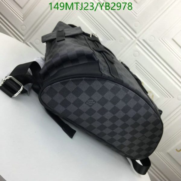 Louis Vuitton AAA+ Replica Damier Graphite Christopher Backpack YB29788963547