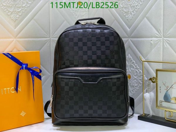 Louis Vuitton AAA+ Replica Damier Graphite Michael Backpack LB25268915736