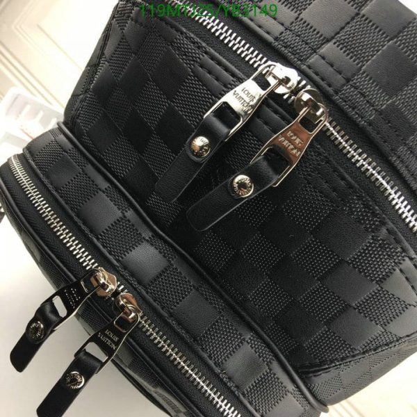 Louis Vuitton AAA+ Replica Damier Graphite Michael Backpack YB31498963584