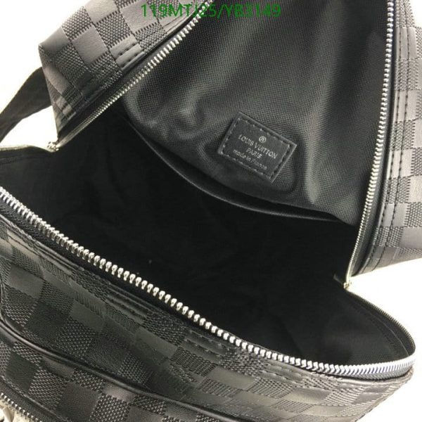 Louis Vuitton AAA+ Replica Damier Graphite Michael Backpack YB31498963584