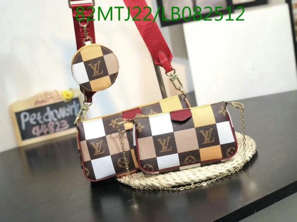 Louis Vuitton AAA+ Replica Damier Motif Shoulder Bag LB08251252047