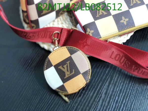 Louis Vuitton AAA+ Replica Damier Motif Shoulder Bag LB08251252047