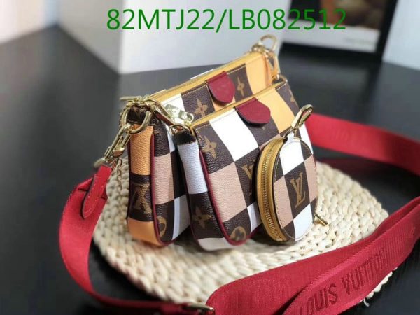 Louis Vuitton AAA+ Replica Damier Motif Shoulder Bag LB08251252047