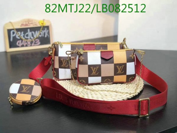 Louis Vuitton AAA+ Replica Damier Motif Shoulder Bag LB08251252047