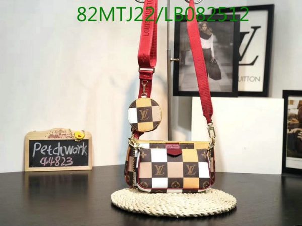 Louis Vuitton AAA+ Replica Damier Motif Shoulder Bag LB08251252047