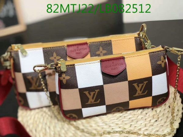 Louis Vuitton AAA+ Replica Damier Motif Shoulder Bag LB08251252047