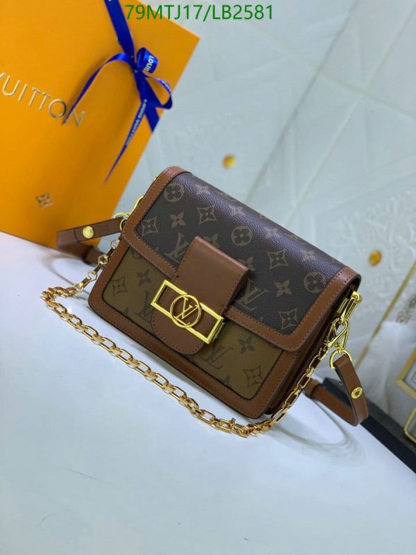 Louis Vuitton AAA+ Replica Daufine MINI Shoulder crossbody Bag LB25818741256