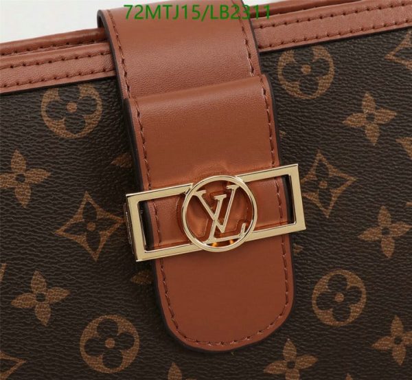 Louis Vuitton AAA+ Replica Dauphine Pochette Reverse Backpack LB23115714236