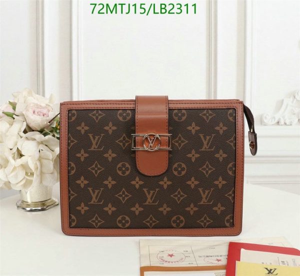 Louis Vuitton AAA+ Replica Dauphine Pochette Reverse Backpack LB23115714236