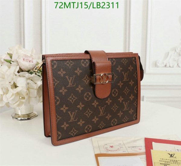 Louis Vuitton AAA+ Replica Dauphine Pochette Reverse Backpack LB23115714236