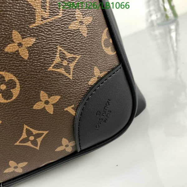 Louis Vuitton AAA+ Replica Dean Macassar Canvas Backpack LB10664376590