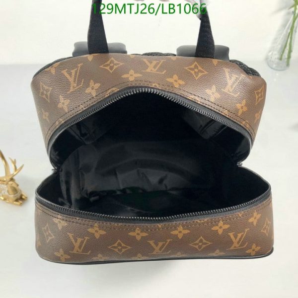 Louis Vuitton AAA+ Replica Dean Macassar Canvas Backpack LB10664376590