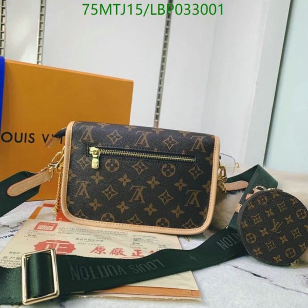 Louis Vuitton AAA+ Replica Diane Canvas Shoulder Bag LBP0330015716