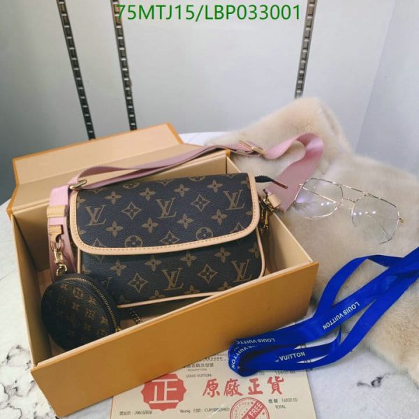 Louis Vuitton AAA+ Replica Diane Canvas Shoulder Bag LBP0330015716