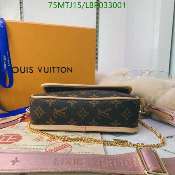 Louis Vuitton AAA+ Replica Diane Canvas Shoulder Bag LBP0330015716