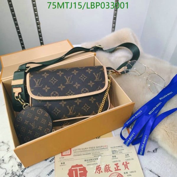 Louis Vuitton AAA+ Replica Diane Canvas Shoulder Bag LBP0330015716