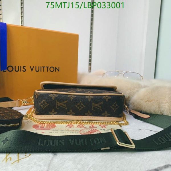 Louis Vuitton AAA+ Replica Diane Canvas Shoulder Bag LBP0330015716