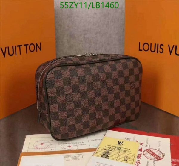 Louis Vuitton AAA+ Replica Discontinued Damier Ebene Santa Monica Crossbody Camera Box LB14607539862