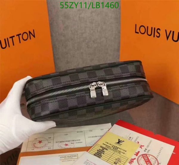 Louis Vuitton AAA+ Replica Discontinued Damier Ebene Santa Monica Crossbody Camera Box LB14607539862