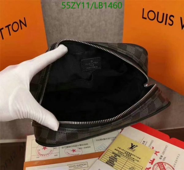 Louis Vuitton AAA+ Replica Discontinued Damier Ebene Santa Monica Crossbody Camera Box LB14607539862