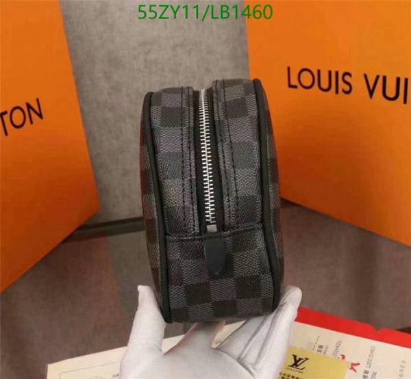 Louis Vuitton AAA+ Replica Discontinued Damier Ebene Santa Monica Crossbody Camera Box LB14607539862