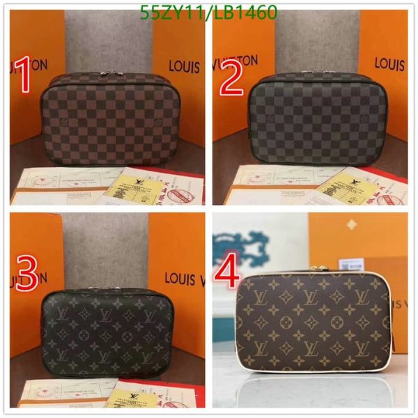 Louis Vuitton AAA+ Replica Discontinued Damier Ebene Santa Monica Crossbody Camera Box LB14607539862