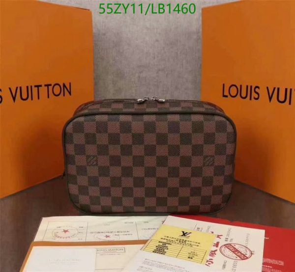 Louis Vuitton AAA+ Replica Discontinued Damier Ebene Santa Monica Crossbody Camera Box LB14607539862