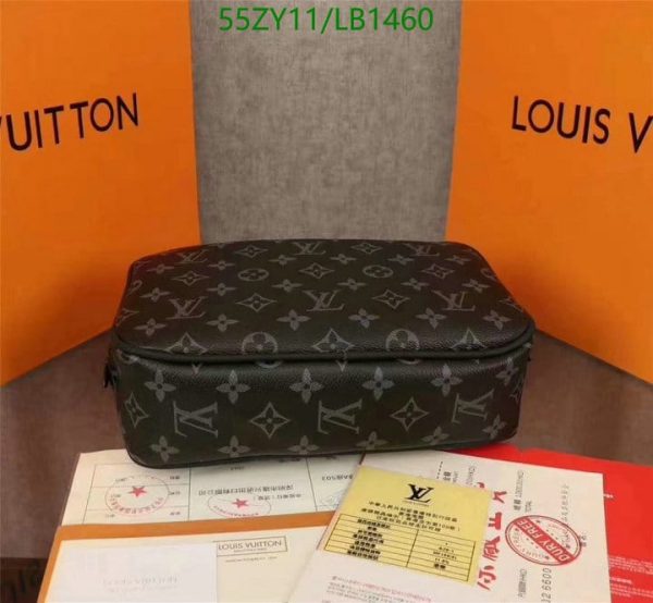 Louis Vuitton AAA+ Replica Discontinued Damier Ebene Santa Monica Crossbody Camera Box LB14607539862