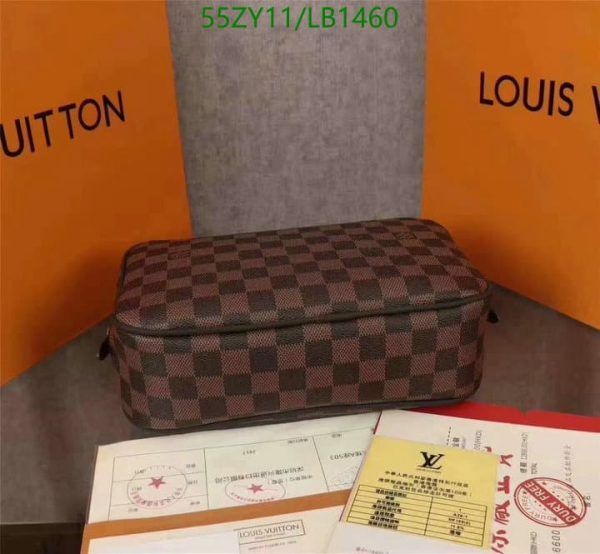 Louis Vuitton AAA+ Replica Discontinued Damier Ebene Santa Monica Crossbody Camera Box LB14607539862