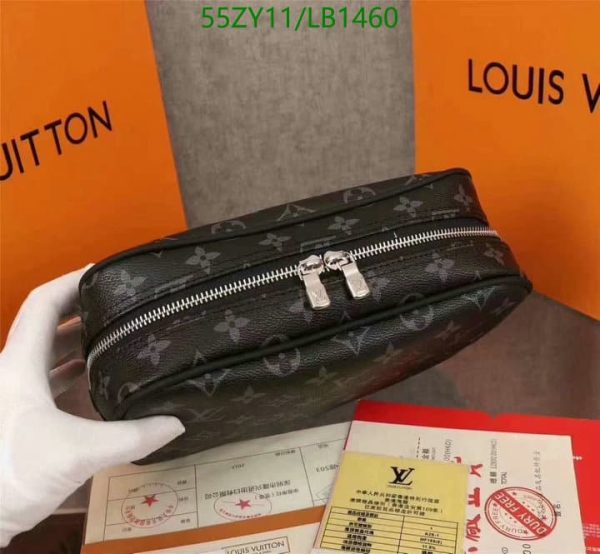 Louis Vuitton AAA+ Replica Discontinued Damier Ebene Santa Monica Crossbody Camera Box LB14607539862