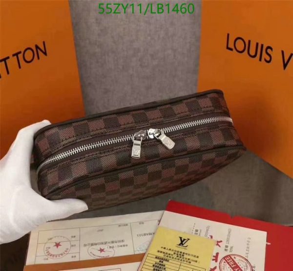 Louis Vuitton AAA+ Replica Discontinued Damier Ebene Santa Monica Crossbody Camera Box LB14607539862