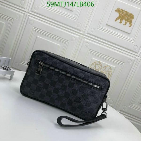 Louis Vuitton AAA+ Replica Discontinued Damier Ebene Santa Monica Crossbody LB40624638754