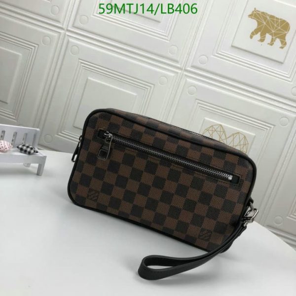 Louis Vuitton AAA+ Replica Discontinued Damier Ebene Santa Monica Crossbody LB40624638754