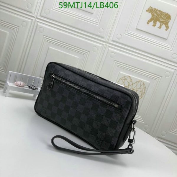 Louis Vuitton AAA+ Replica Discontinued Damier Ebene Santa Monica Crossbody LB40624638754