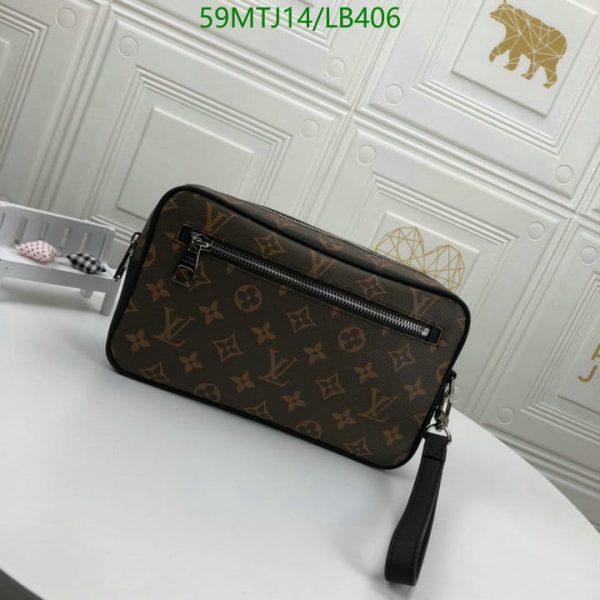 Louis Vuitton AAA+ Replica Discontinued Damier Ebene Santa Monica Crossbody LB40624638754