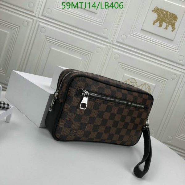 Louis Vuitton AAA+ Replica Discontinued Damier Ebene Santa Monica Crossbody LB40624638754