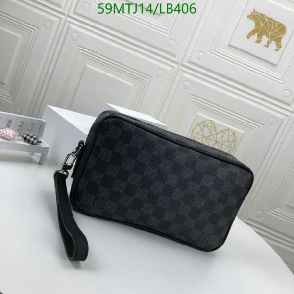 Louis Vuitton AAA+ Replica Discontinued Damier Ebene Santa Monica Crossbody LB40624638754