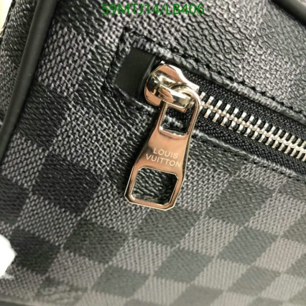 Louis Vuitton AAA+ Replica Discontinued Damier Ebene Santa Monica Crossbody LB40624638754