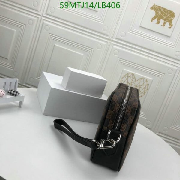 Louis Vuitton AAA+ Replica Discontinued Damier Ebene Santa Monica Crossbody LB40624638754