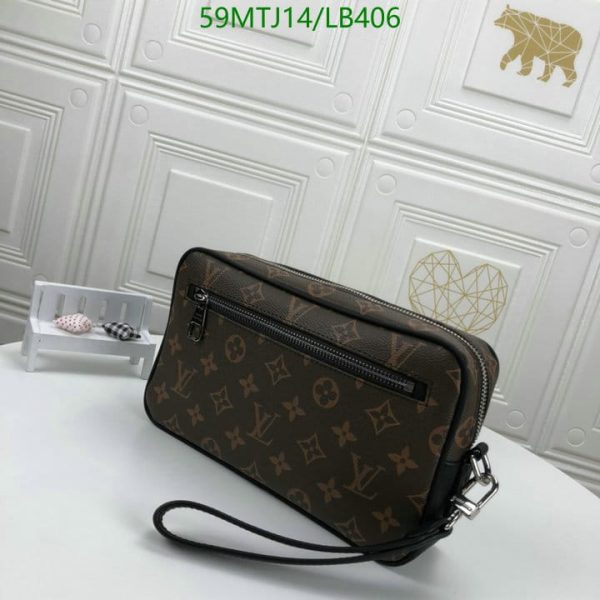 Louis Vuitton AAA+ Replica Discontinued Damier Ebene Santa Monica Crossbody LB40624638754