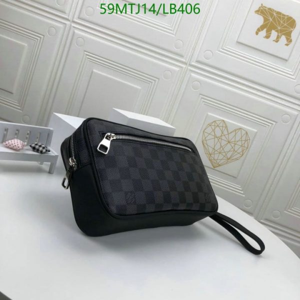 Louis Vuitton AAA+ Replica Discontinued Damier Ebene Santa Monica Crossbody LB40624638754