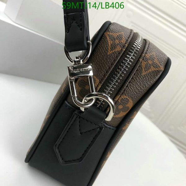 Louis Vuitton AAA+ Replica Discontinued Damier Ebene Santa Monica Crossbody LB40624638754