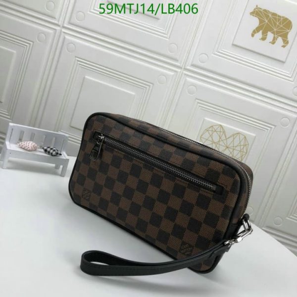 Louis Vuitton AAA+ Replica Discontinued Damier Ebene Santa Monica Crossbody LB40624638754