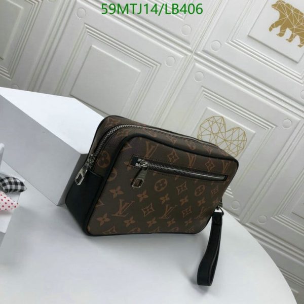 Louis Vuitton AAA+ Replica Discontinued Damier Ebene Santa Monica Crossbody LB40624638754