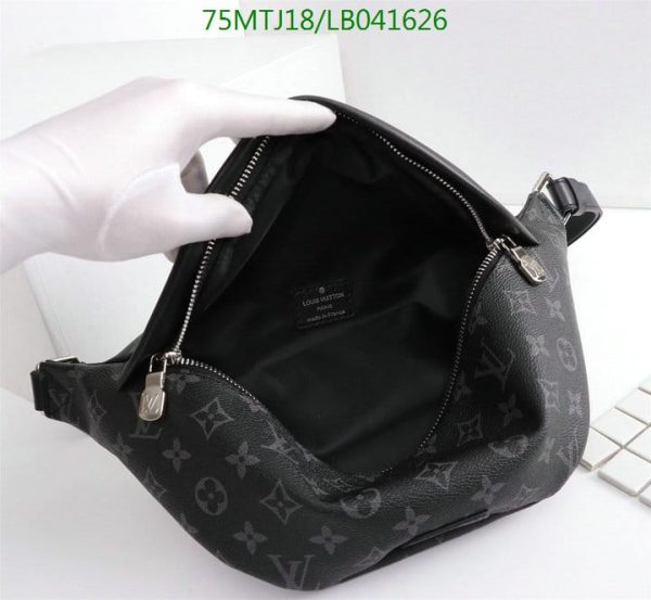 Louis Vuitton AAA+ Replica Discovery Bumbag Monogram Eclipse Canvas LB04162675357