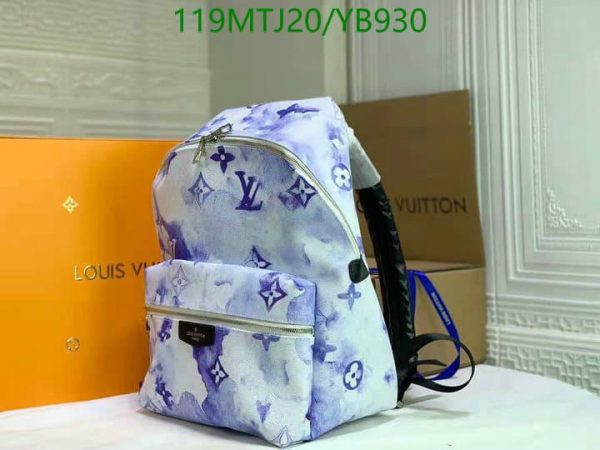 Louis Vuitton AAA+ Replica Discovery Limited Edition Watercolor Backpack YB93054387690