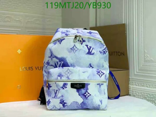 Louis Vuitton AAA+ Replica Discovery Limited Edition Watercolor Backpack YB93054387690